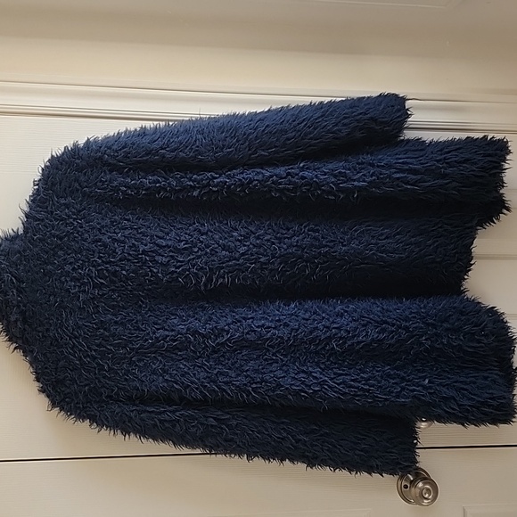 Zara Deep Blue Teddy Jacket - Picture 5 of 6